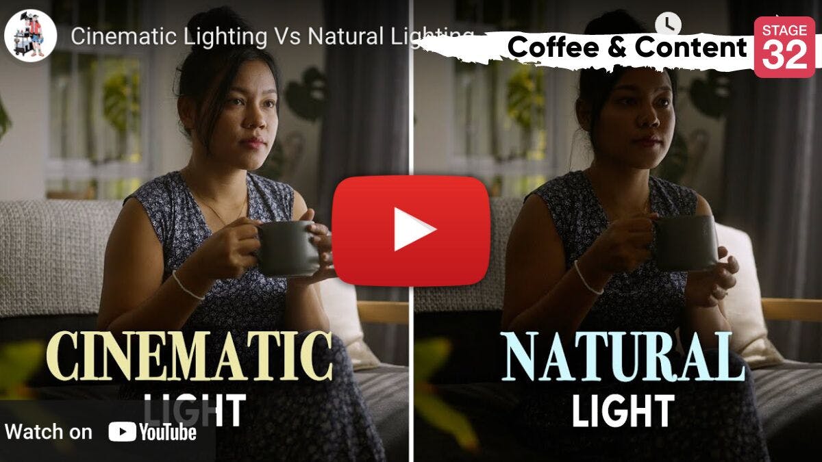 Coffee & Content: Cinematic Lighting Vs. Natural Lighting