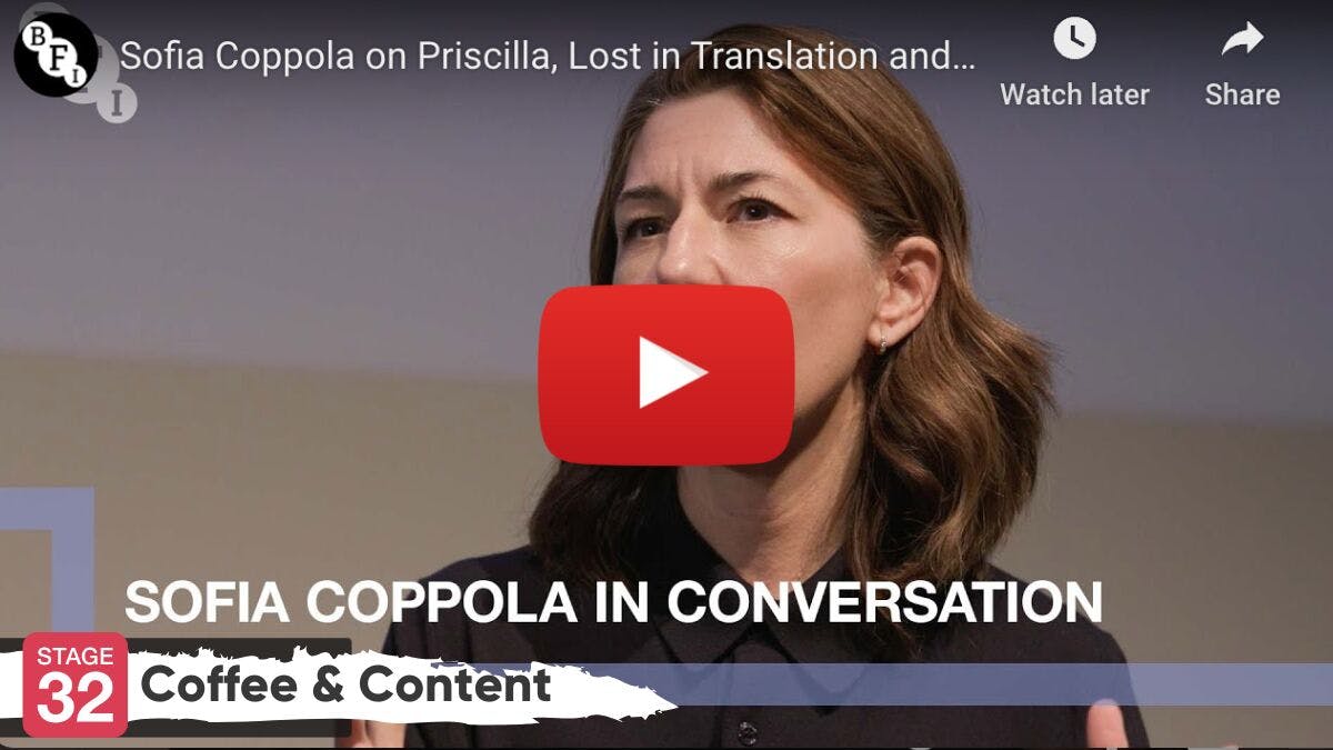 Coffee & Content: Sofia Coppola On Her Filmmaking Career 
