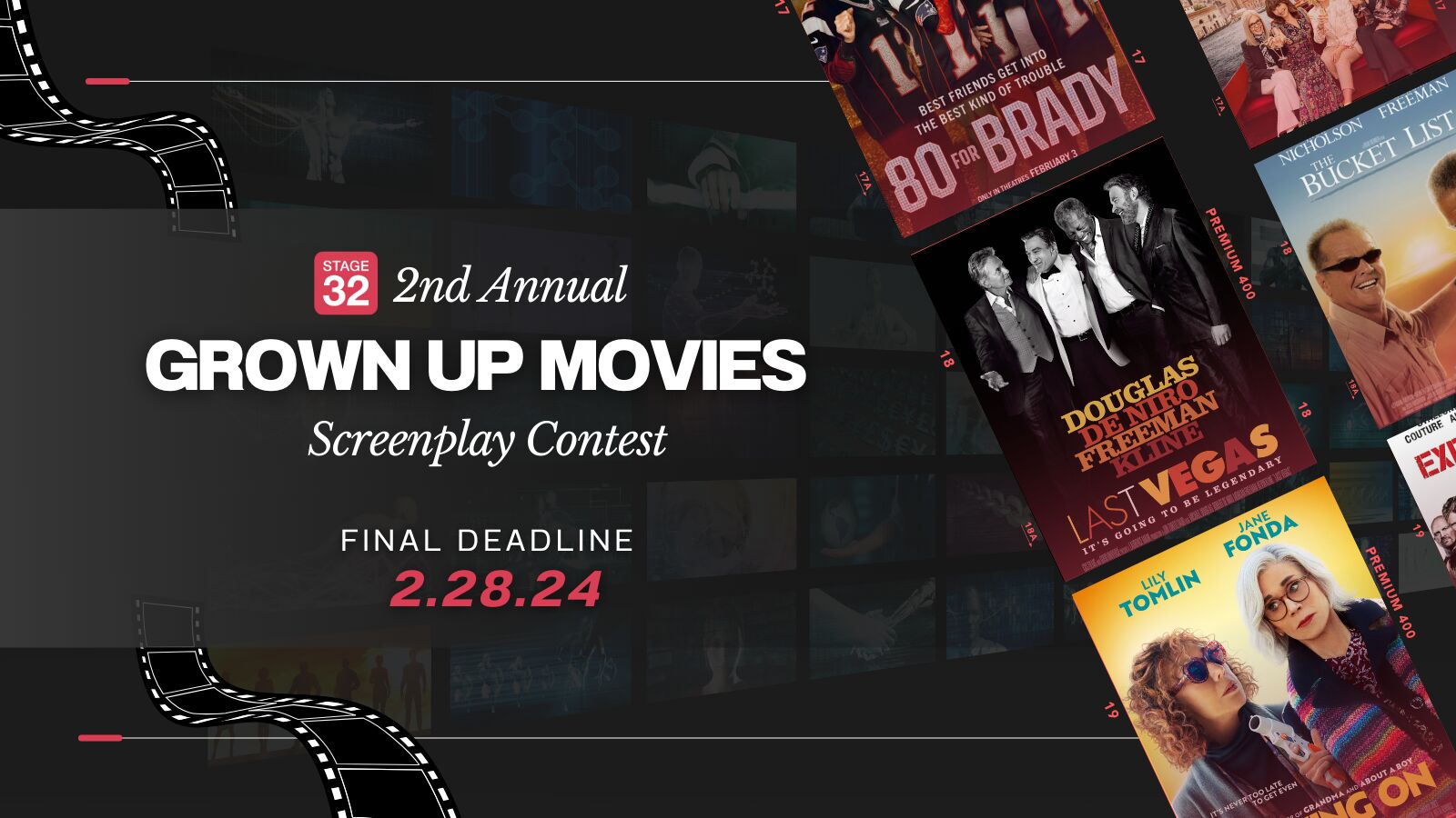 2nd Annual Grown Up Movies Screenplay Contest - Stage 32