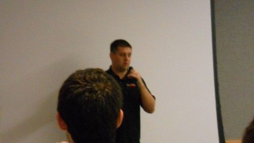 Speaking at a Motorsports Seminar in Charlotte, NC