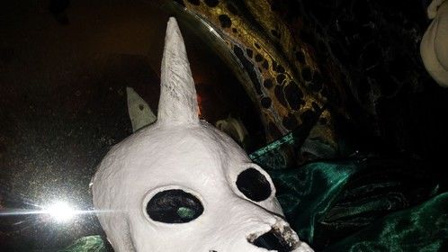 Unicorn Skull