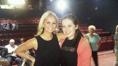 Performing with Jennifer Ellison 2011