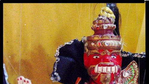 Ravana from Ruler of the World, puppet show of the Indian epic The Ramayana.