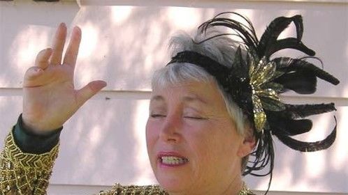 Portraying Sophie Tucker in "Fabulous Jewish Women"