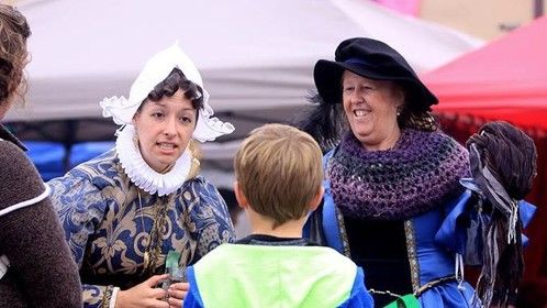 I played Anne the local  seamstress in King Henry the 8th " An emperor and his Clothes " at The Connecticut Renaissance Festival this fall.