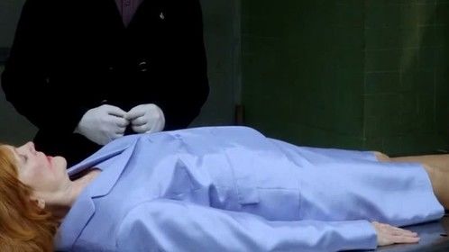 Susan Kirby as a corpse on Elementary.