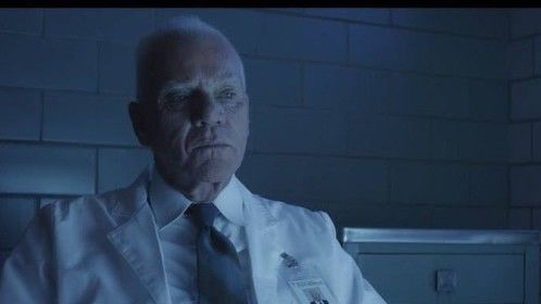 MAKEUP for Malcolm McDowell as Dr. Stenson in SANITARIUM 