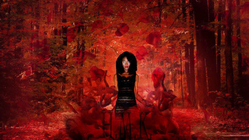 Mystical forest, she will capture your heart and steer you into the wrong direction. Her heart colder then ice. Queen of illusion, her fiery passion we surely keep you imprisoned. Her world is filled of false promises and trickery. Questioning your own reality. The portal to hells gates. Do you dare to enter. 
H.M.K. Still photographer, taking story telling to whole knew realm. Meet USHA. 
