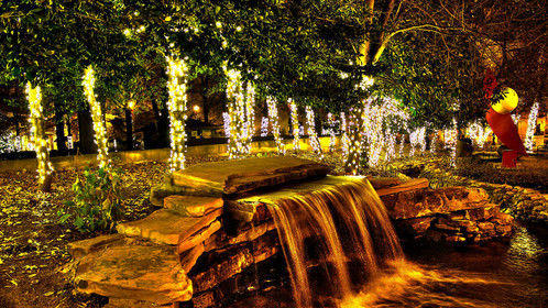 Christmas Waterfall, Knoxville, TN