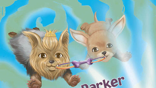Book One of the Parker &amp; Phoebe, K9 Time Travelers children's book series.