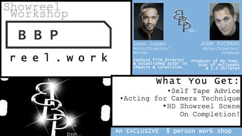 ACTING FOR TV &amp; SHOWREEL WORKSHOP - Run monthly in Notting Hill, London, UK.