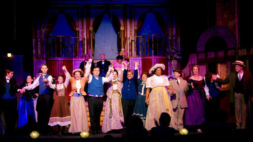 Final bows of the ensemble of Hello Dolly at Bay Street (2015.)