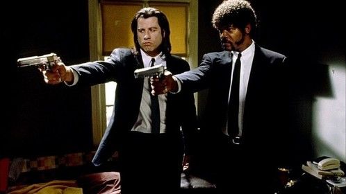 Pulp Fiction (1994)

Dir: Quentin Tarantino
Stars: John Travolta, Uma Thurman, Samuel L. Jackson, Bruce Willis

The lives of two mob hit men, a boxer, a gangster's wife, and a pair of diner bandits intertwine in four tales of violence and redemption.

Watch it here: http://www.watchfree.to/watch-301-Pulp-Fiction-movie-online-free-putlocker.html
