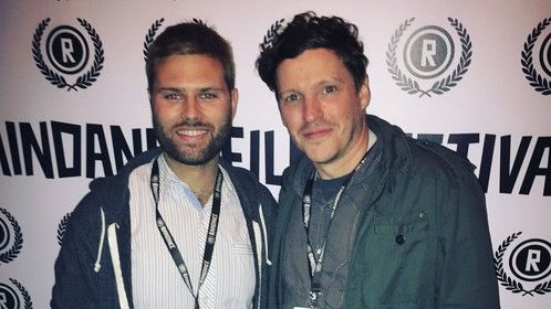 My pal Stuart Valberg at Raindance Film Festival in London