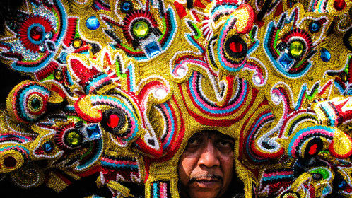 Mardi Gras Indian. For more visit www.KaptureNOLA.com