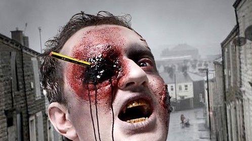 Zombie Special FX make-up, - had a lot of fun creating this!