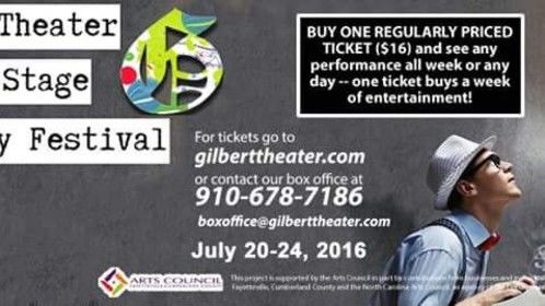 Gilbert Theater Summer Stage Play Festival 2016 poster