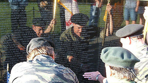 2005 Reunion at the Vietnam War Memorial