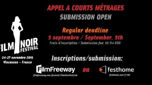 Submit on FilmFreeway: https://filmfreeway.com/festival/FilmNoirFestival