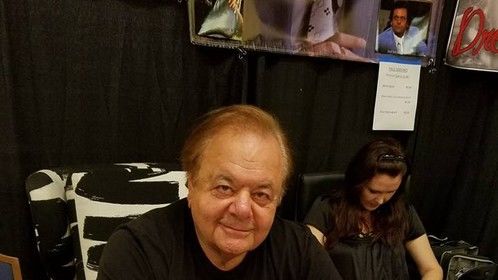 Paul Sorvino with my book Lipstick and Absinthe by Ladyaslan 