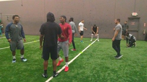 Got to work with Adoree Jackson from USC (who is now on the Titans) and other NFL players and draft picks earlier this year.   