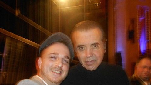 2014-2015.  With Chazz Palminteri, A Bronx Tale - One Man Show (Easton State Theatre, PA) 

I posted this solely because he was my initial inspiration in 1993 to become a writer/actor. I used to have 3 hour conversations with my best friend Danielle Rizzo at the time watching A Bronx Tale over &amp; over as we'd repeat it line for line!  He was checking out my girl the entire time.