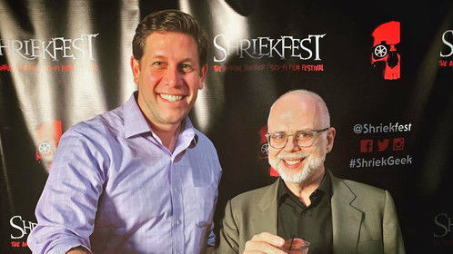 Director and Producer at closing night of Shriekfest 2018 in LA.