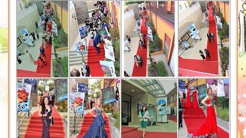 the red carpet of the 2019 Universe Multicultural film festival 