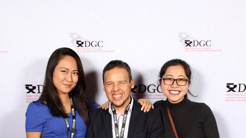 Javier Badillo at the Director's Guild of Canada reception during the Vancouver International Film Festival 2019