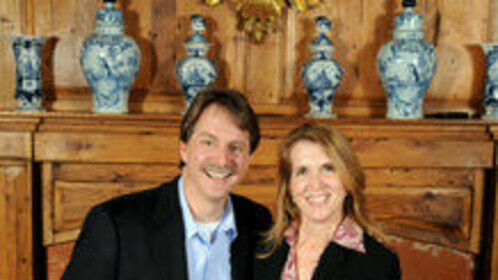 Jeff Foxworthy and me at an event I organized. 