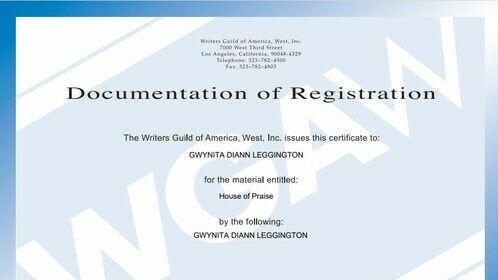 Certificate of Registration