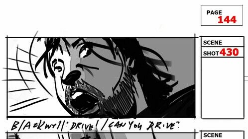 Feature film storyboards by Anthony Sturmas