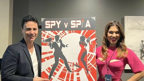 At the premiere of &quot;Spy v Spia&quot; at the Academy, BAFTA and Canadian Awards- Qualifying LA Shorts International Film Festival.