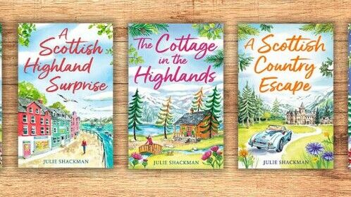 My first five feel-good romance titles with HarperCollins imprint One More Chapter, under the Scottish Escapes umbrella