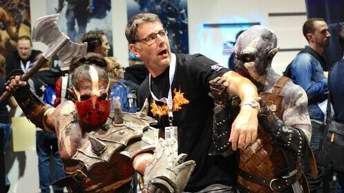 At E3 with Warner Bros for the launch of Shadow of Mordor