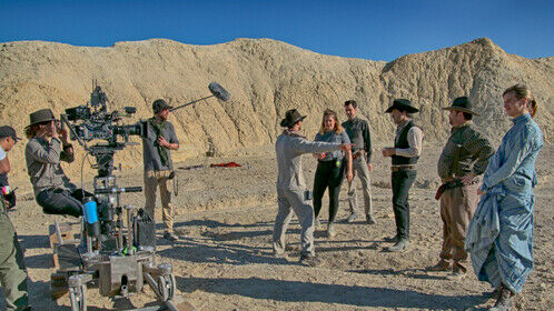On the set of &quot;Cosmo&quot; - Death Valley, CA.