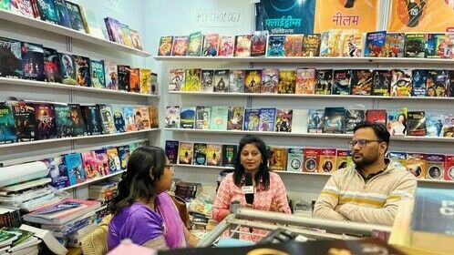at World Book Fair 2024, Pragati Maidan, Delhi