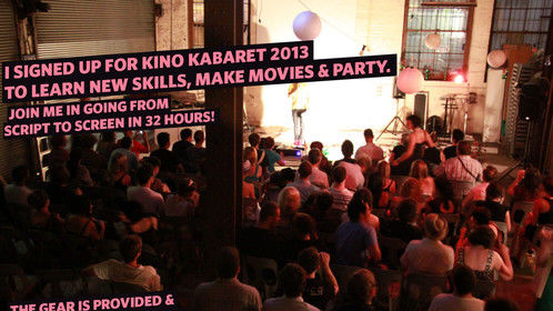 Any film-makers or actors in Sydney - it is not too late to sign up to Kino Kabaret. 