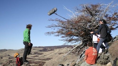 Filming in Patagonia, El Chalten - Argentina.