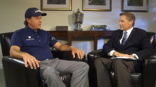 Phil Mickelson & Bill Macatee for CBS: "Geico Presents Golf's Best 2013"