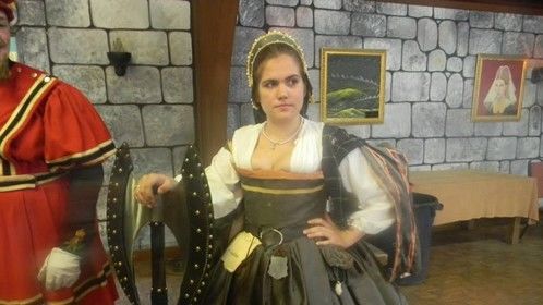 A spunky Scottish Lady in Waiting- Castle of Muskogee 2013
