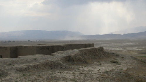 on Noshijan Hill, Remaining of an ancient casle