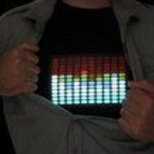 Sound-Activated Equalizer Lightup-shirts