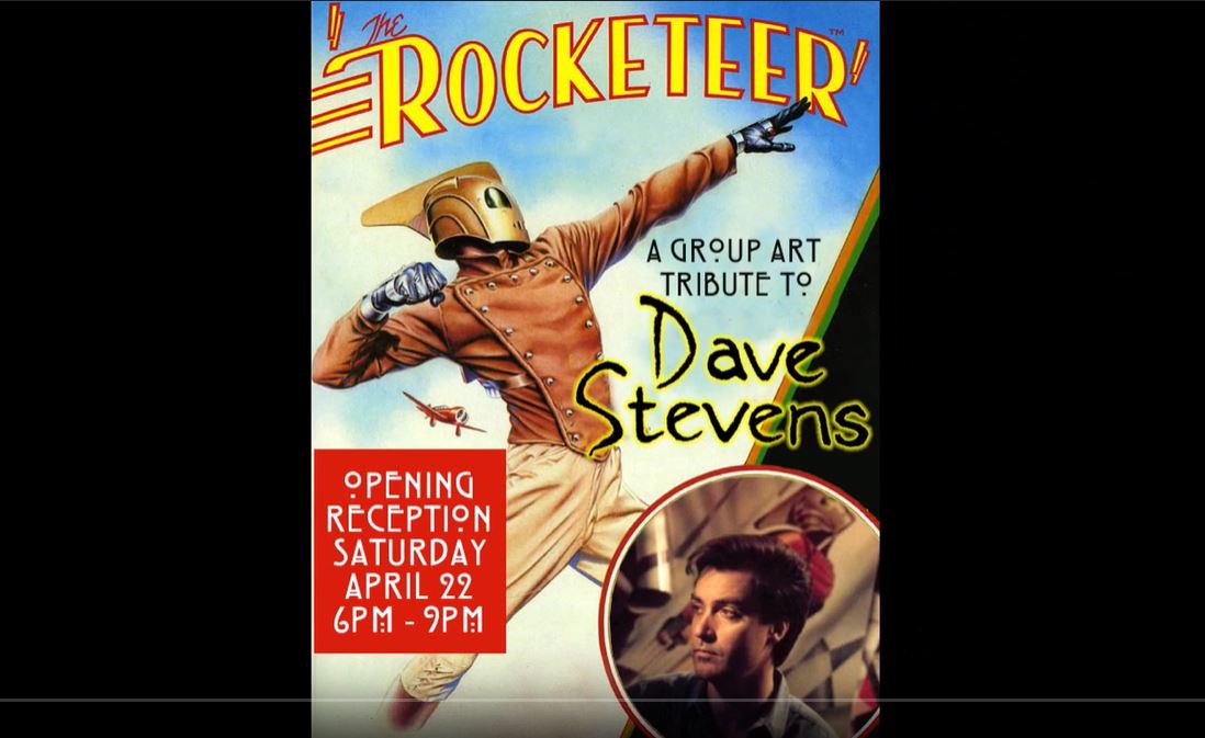 Rocketeer Group Art Show Tribute to Dave Stevens 2017