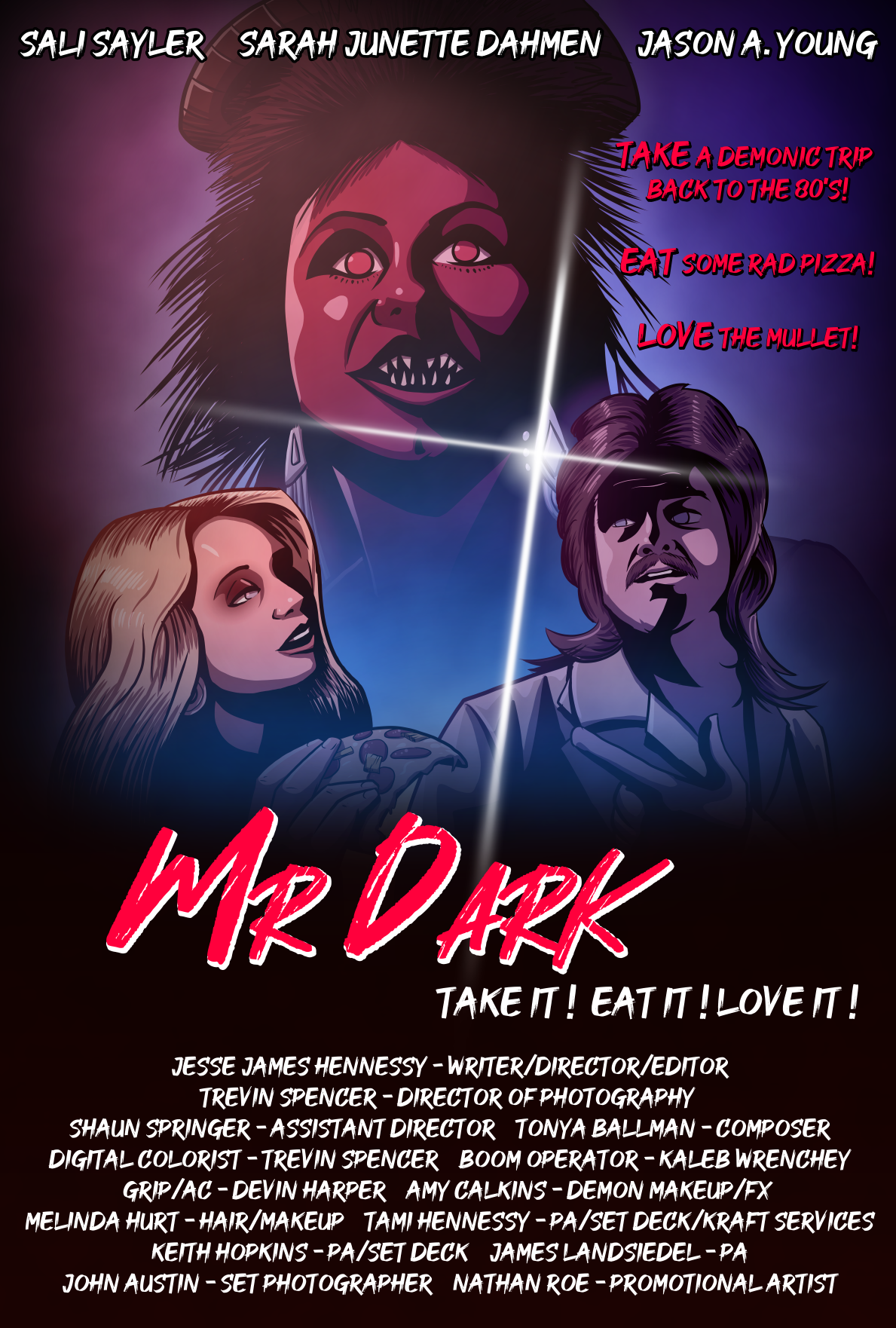 Mr. Dark: Take it!  Eat it!  Love it!
