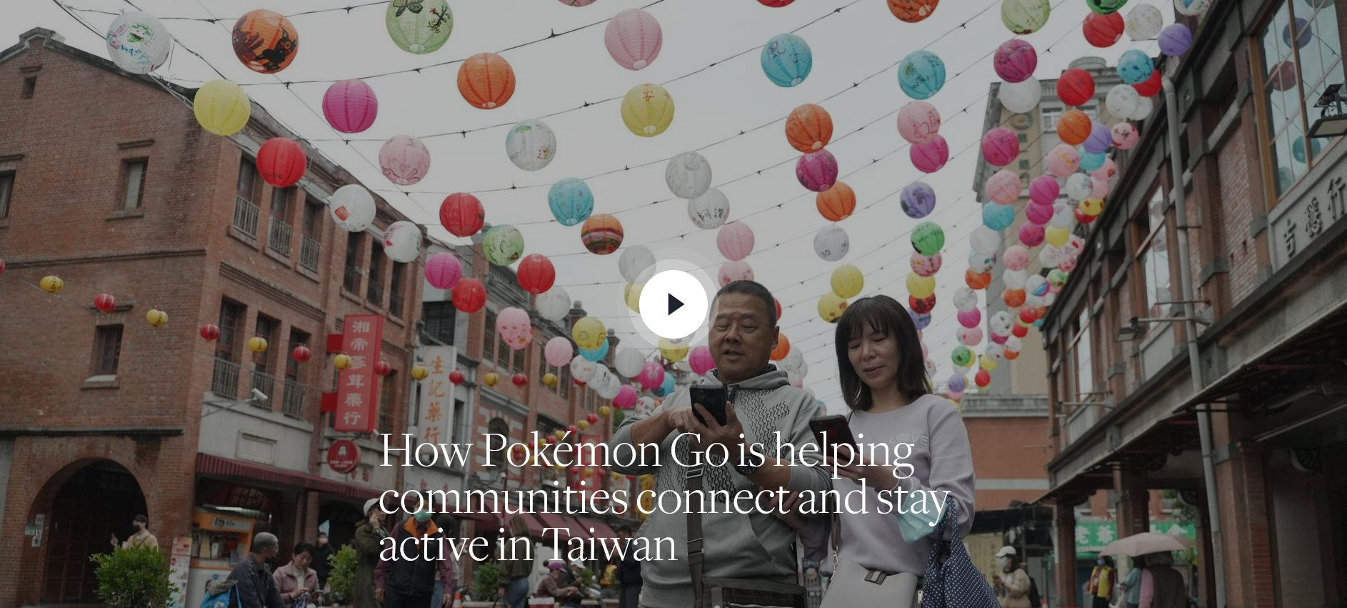 How Pokémon Go is helping communities connect and stay active in Taiwan