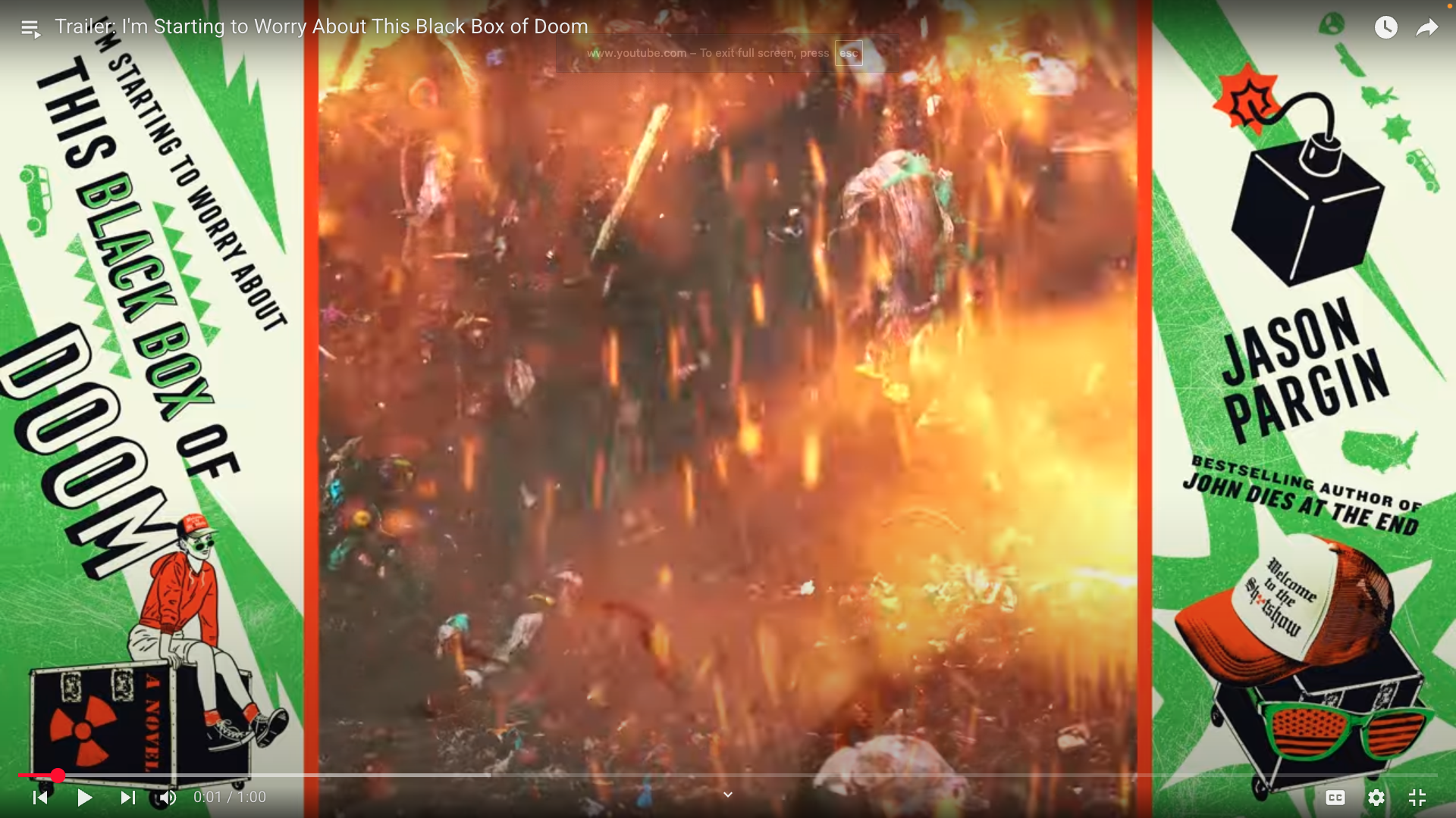 "I'm Starting to Worry About This Black Box of Doom" Book Trailer