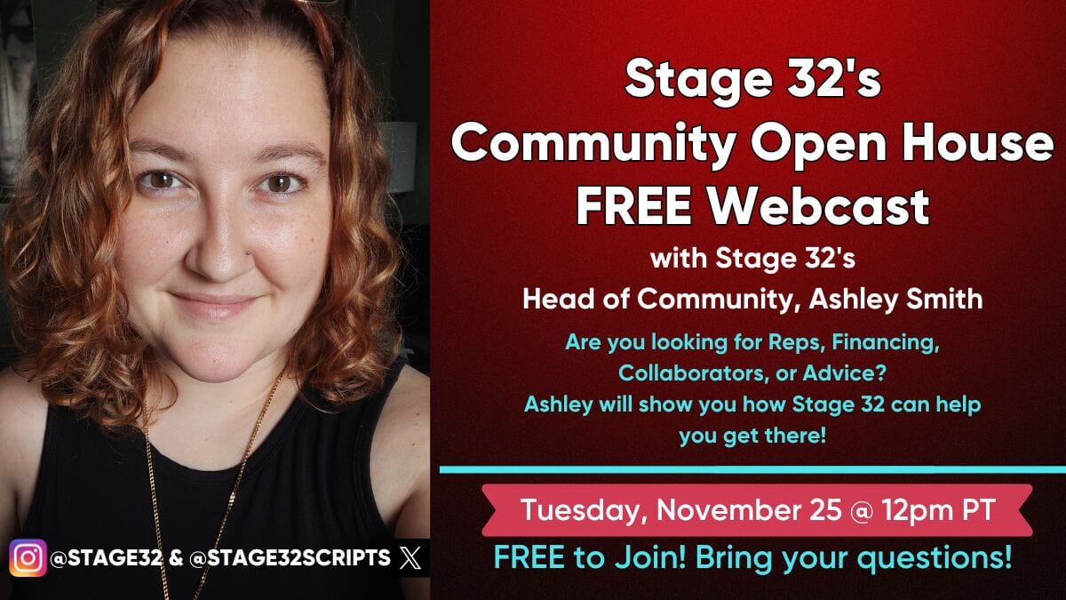 The Stage 32 Community Open House Returns This November — and You’re Invited!